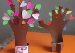 感恩节手工——爱心树，简单、好看又易学